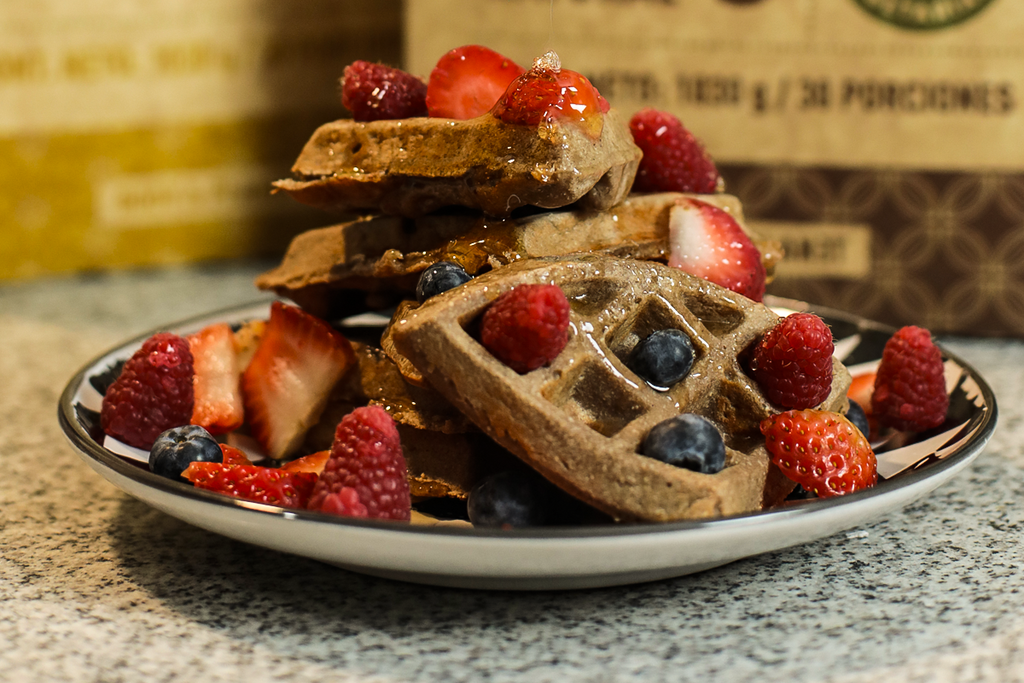 B&P Recetas ¡Waffles Veganos con Cacao!