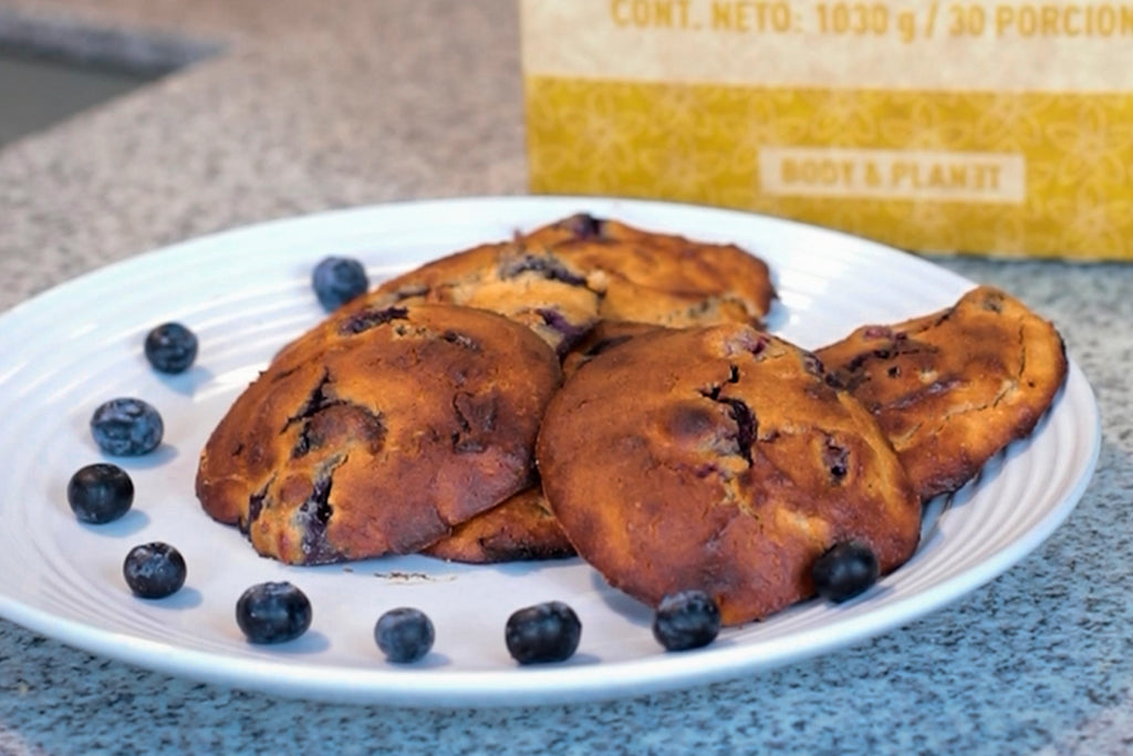 B&P Recetas ¡Galletas Veganas de proteína y arándano!