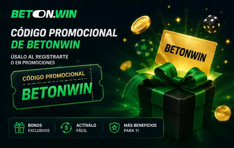 Código promocional de Betonwin para activar bonos exclusivos y promociones del casino online